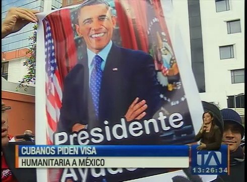Cubanos piden visa humanitaria a México