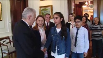 Başbakan Yıldırım, Teog Şampiyonlarını Kabul Etti