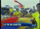 Hinchas ecuatorianos en EE.UU. celebraron la victoria ante Haití