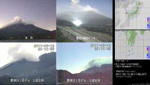 桜島ライブカメラ 2011-03-13 20時～24時 Volcano Sakurajima