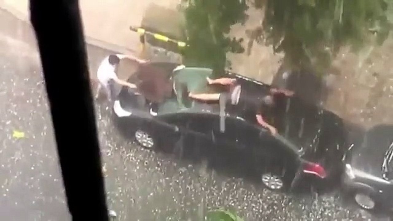 Не жалея живота своего… Он выглянул в окно полюбоваться на град, но при виде ЭТОГО мигом схватился за камеру!