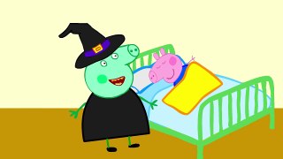 Peppa Pig Halloween George Crying kidneping SpiderMan vs Witch Finger Family Nursery Rhymes Parody