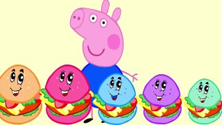 Five little pigs jumping on bed Peppa Pig Ballerina Finger Family new episode Parody