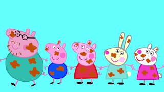 Peppa pig muddy puddles George Crying Finger Family new episode Parody
