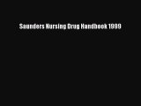 Download Saunders Nursing Drug Handbook 1999 PDF Online