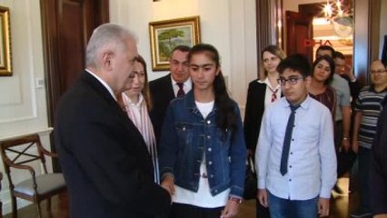 Başbakan Yıldırım, Teog Birincilerinden Muşlu Öğrencileri Kabul Etti