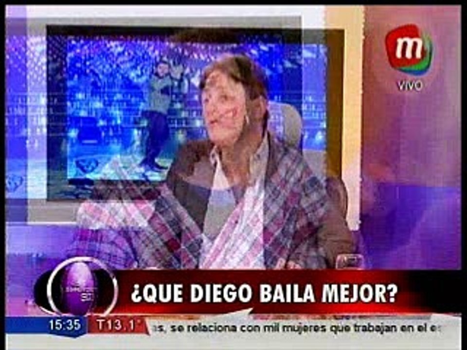 ¿Quién baila mejor? ¿Diego Maradona o Diego Jr.?