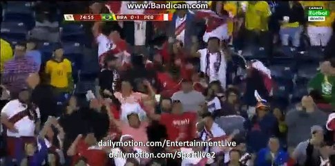 Raúl Ruidíaz Goal - Brazil 0-1 Peru Copa America