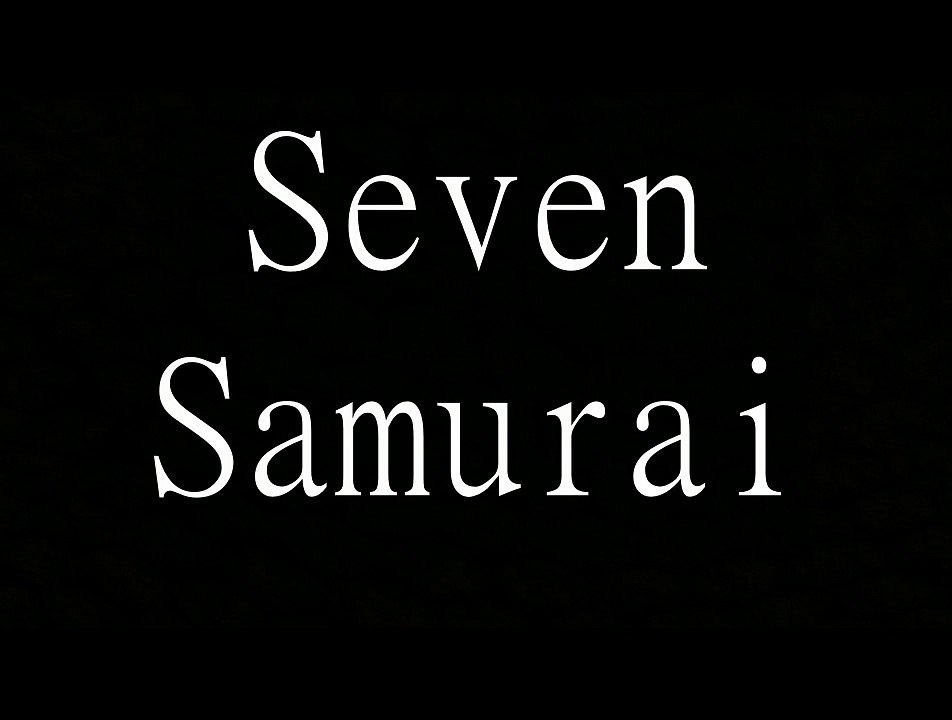 Silent Seven Samurai Trailer
