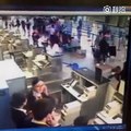Caught On Surveillance Baggage Explodes At Shanghai Airport, Casualties Are Unknown!