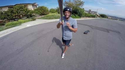 Skating Big Hilld in San Clemente @55mph