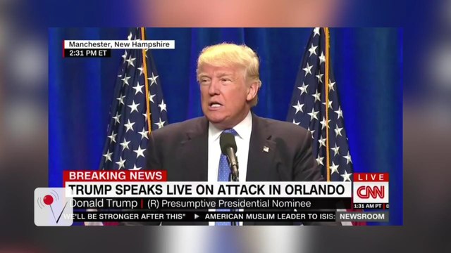 Donald Trump Attacks Hillary Clinton After Orlando Shooting