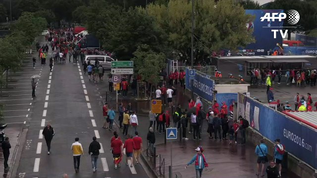 Toulouse: arrivée des supporters au stade