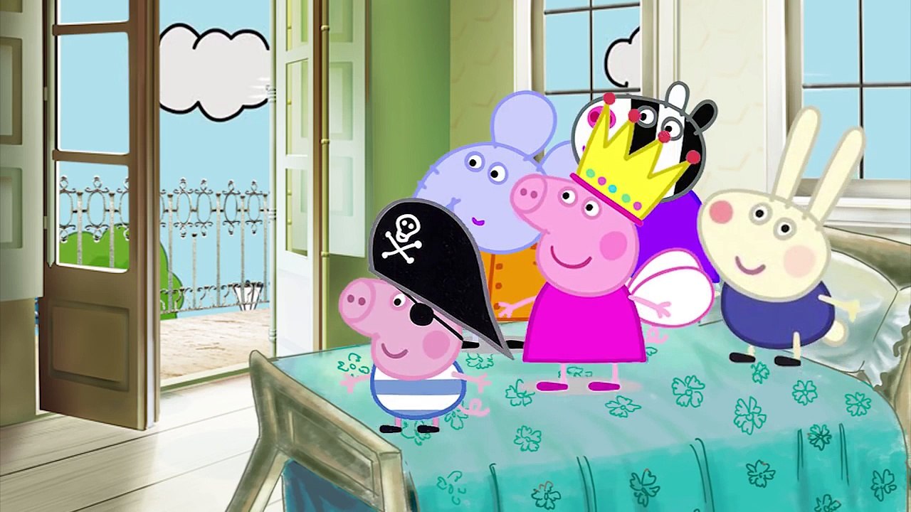 Свинка Пеппа 5 Little Peppa Jumping on the Bed Nursery Rhymes Lyrics and More Малышка Peppa Pig
