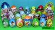 Surprise eggs Kinder Surprise Dora the Explorer Peppa Pig Mickey Mouse clubhouse and cat 2016