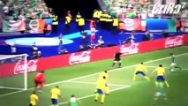 video Republic of Ireland vs Sweden ( 1 - 1) . EURO 2016