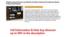 Kathy Ireland Home by Martin Carlton Internet Credenza Desk - Fully Assembled