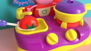 Peppa Pig Singalong Soup Cooking Kitchen Toy carrot soup tomato soup velcro cutting vegetabes
