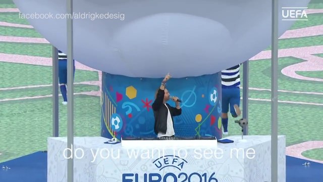 Parodie du live de david guetta pendant la cérémonie d'ouverture de l'euro 2016