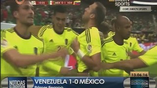 Venezuela derrota a México en primer tiempo