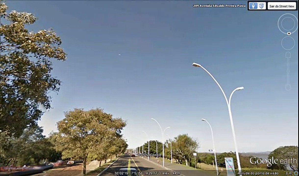 (UFO) Óvnis  imagens Google Earth Street view 17/10/2012