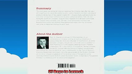 EBOOK ONLINE  37 Days to Launch  BOOK ONLINE