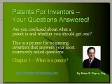 Inventors and Patents -What is a patent?