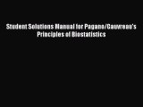 Download Student Solutions Manual for Pagano/Gauvreau's Principles of Biostatistics Free Books