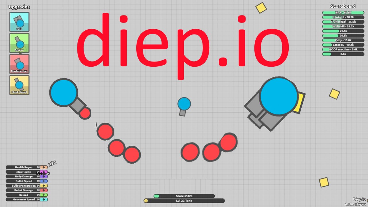 I Hate All Necromancers!!! Diep.io
