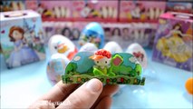9 Surprise Eggs Kinder Joy Kinder Surprise Disney Princess Frozen Peppa Pig | SEUT #152