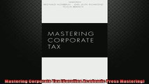 READ book  Mastering Corporate Tax Carolina Academic Press Mastering  FREE BOOOK ONLINE