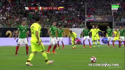 Increible gol de Velazquez - Mexico vs Venezuela 1-1 Copa America 2016 Centenario