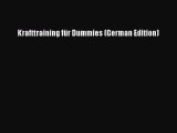 Download Krafttraining fÃ¼r Dummies (German Edition) PDF Free