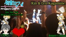 Hatsune Miku EXPO 2016 Concert- New York- Rin & Len Kagamine- Remote Control (My Point of View)