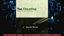 FREE PDF  Tax Cheating IllegalBut Is It Immoral Excelsior Editions READ ONLINE
