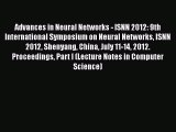 [PDF] Advances in Neural Networks - ISNN 2012: 9th International Symposium on Neural Networks