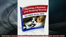 READ book  Starting a Business and Keeping Records Tax Bible Series 2016  FREE BOOOK ONLINE