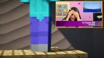 Minecraft Reacts to Kids React to Minecraft
