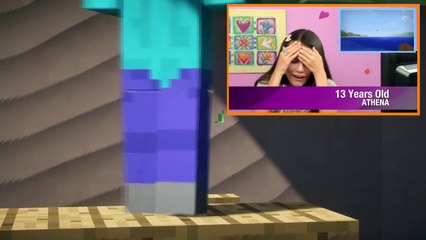 Minecraft Reacts to Kids React to Minecraft