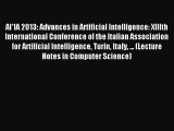 Download AI*IA 2013: Advances in Artificial Intelligence: XIIIth International Conference of