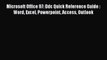Read Microsoft Office 97: Ddc Quick Reference Guide : Word Excel Powerpoint Access Outlook