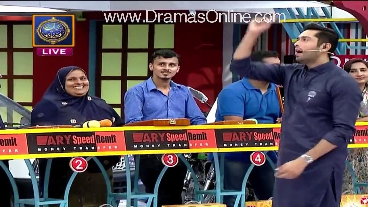Fahad Mustafa Insults Waseem Badami in Live Show Jeeto Pakistan