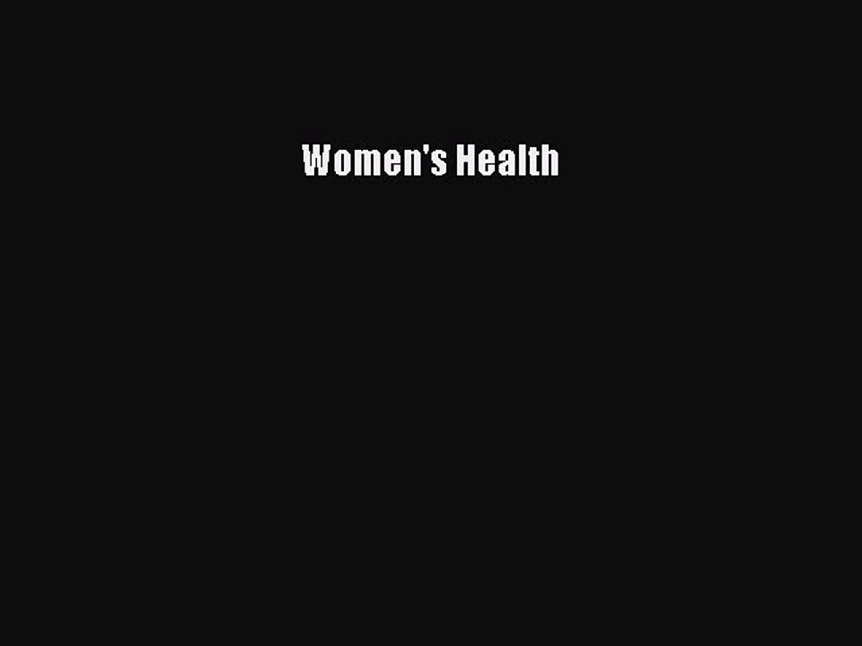 Read Women's Health Ebook Free