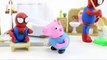 Peppa Pig George Crying! Peppa Pig Stop Motion Play Doh! Peppa Pig George Crying Spiderbaby Bath