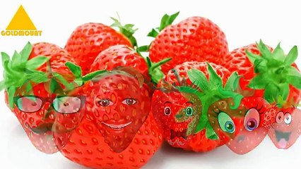 English Songs | Fish-Watermelon-Strawberry- Pear Family Fingers | Preschool Nursery Rhymes