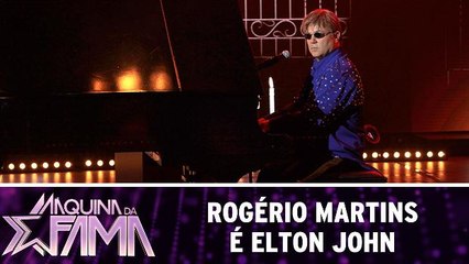 Rogério Martins é Elton John