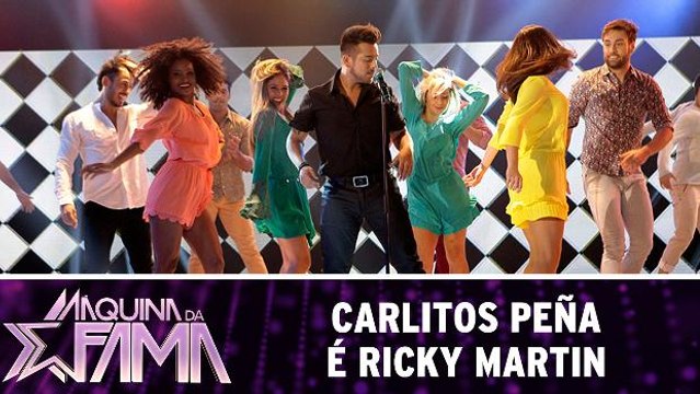 Carlitos Peña é Ricky Martin