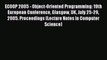 Read ECOOP 2005 - Object-Oriented Programming: 19th European Conference Glasgow UK July 25-29