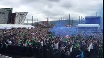Les supporters nord-irlandais sont exceptionnels, quelle ambiance !
