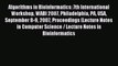 Read Algorithms in Bioinformatics: 7th International Workshop WABI 2007 Philadelphia PA USA